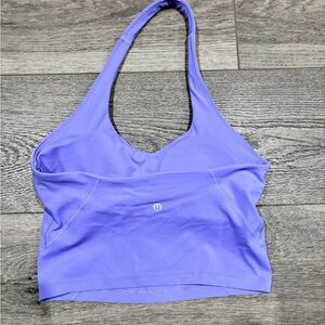 Lululemon align purple halter top size 8